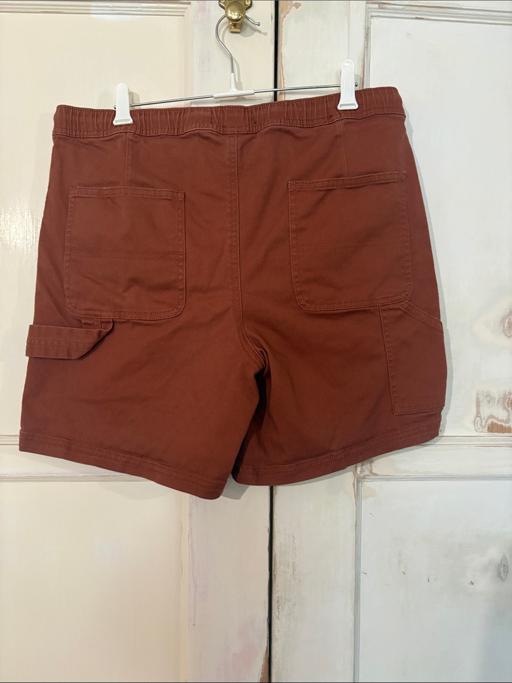 RSQ Men's Rust Drawstring Shorts - Picture 3 of 4